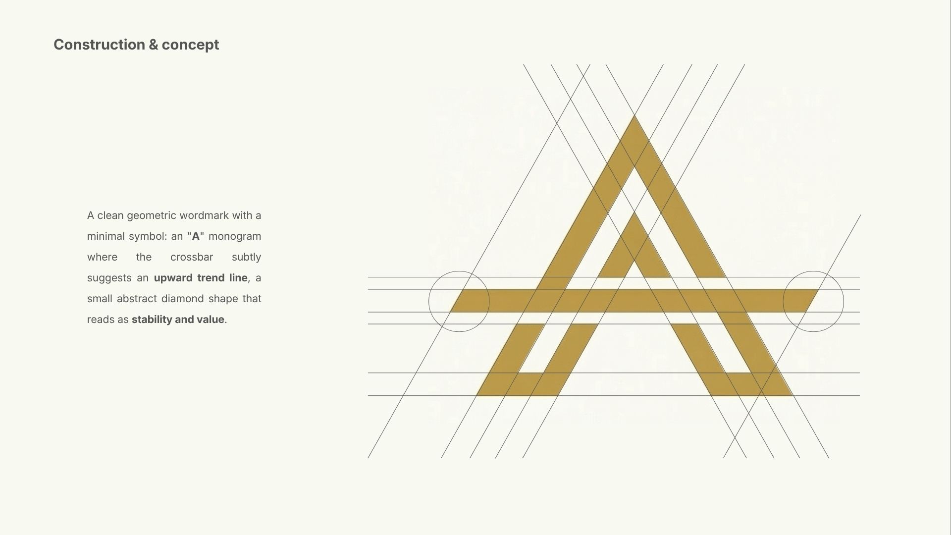 Aurum Logo Construction Process